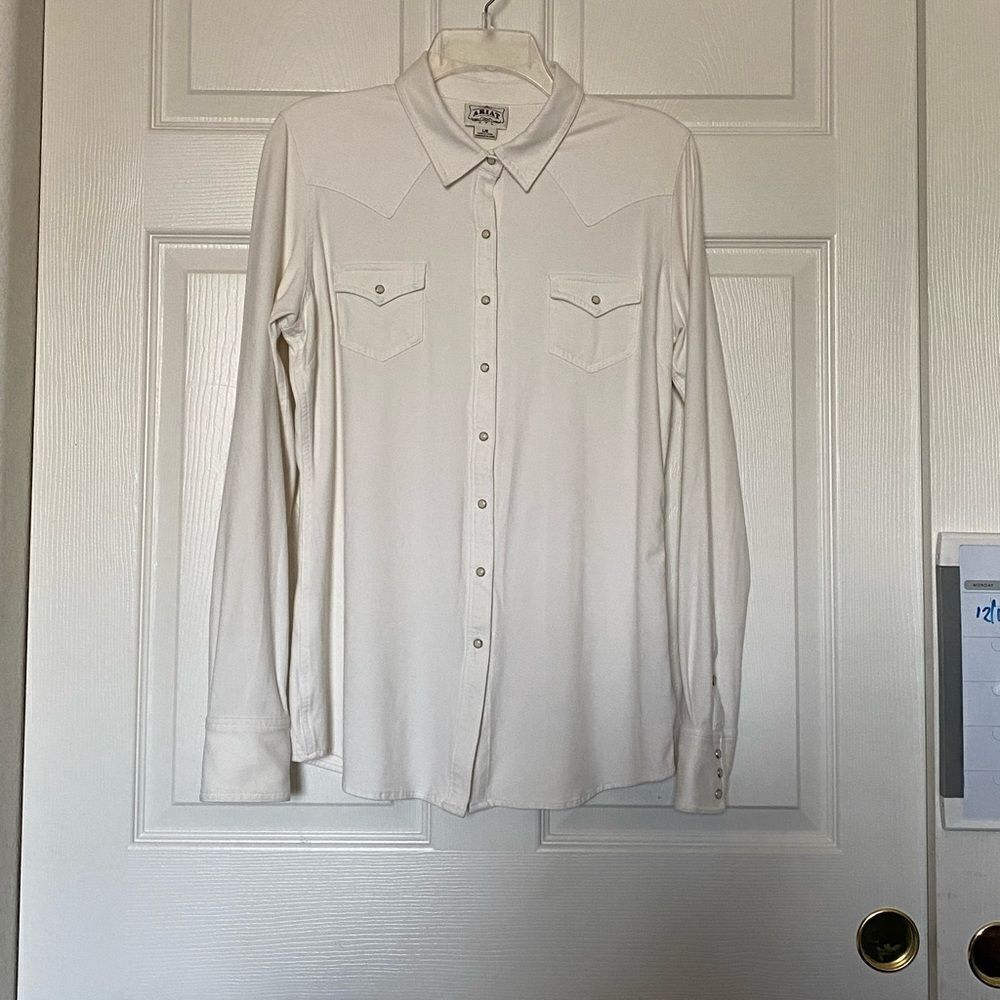 ARIAT Women’s Long Sleeves Snap Button Western Shirt Size L